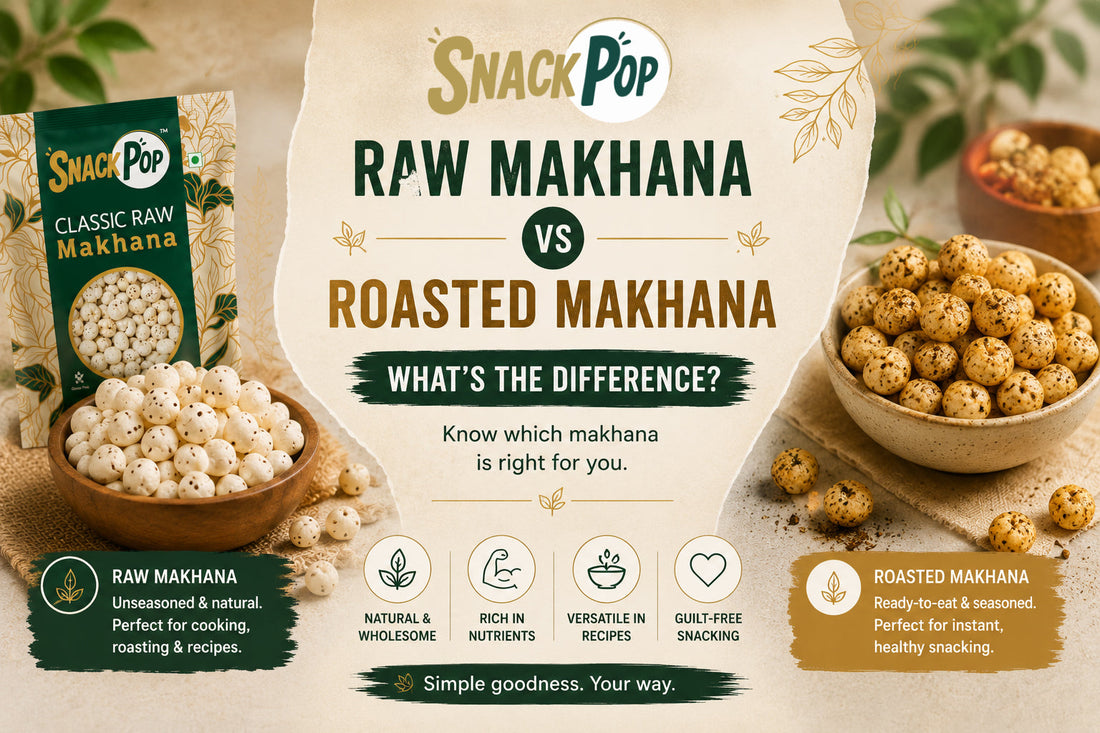 Raw Makhana vs Roasted Makhana: What’s the Difference?