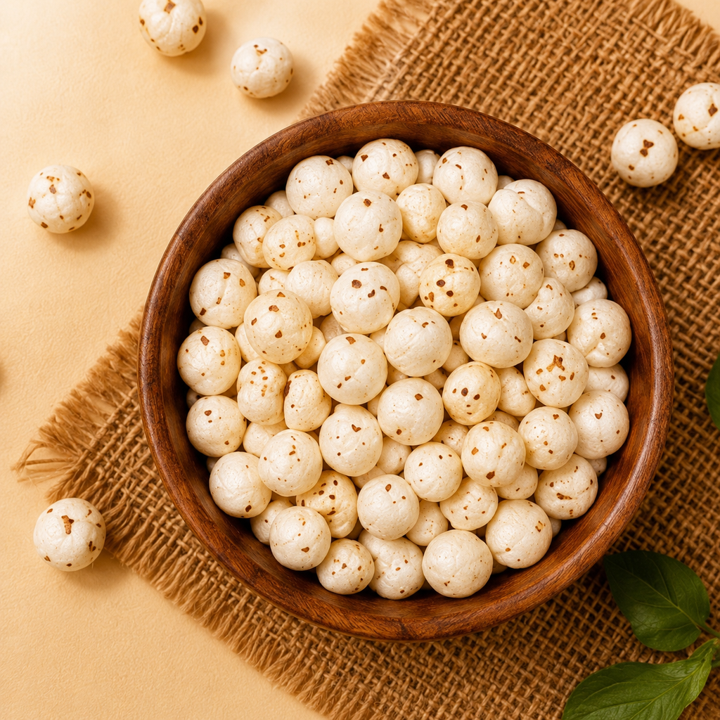 Jumbo size raw makhana by SnackPop